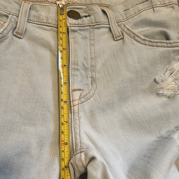 Current/Elliott The Fling Light Wash Distressed  Denim Jeans Size 25 - Picture 9 of 16